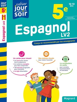 Cahier du jour / cahier du soir : espagnol - 5e- LV2