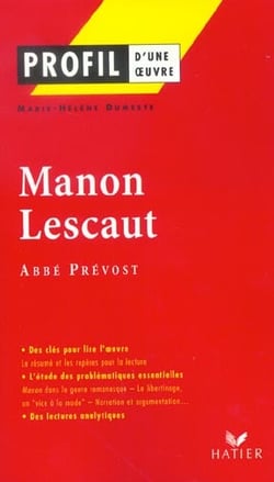 Manon lescaut de l'abbé prévost