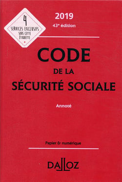 CODE DE LA SECURITE SOCIALE 2019