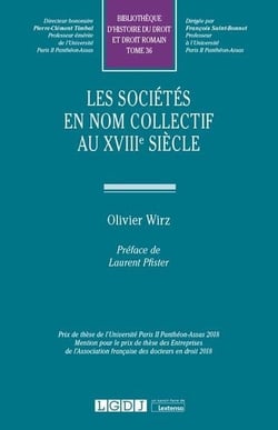Les sociétés en nom collectif au xviiie siècle