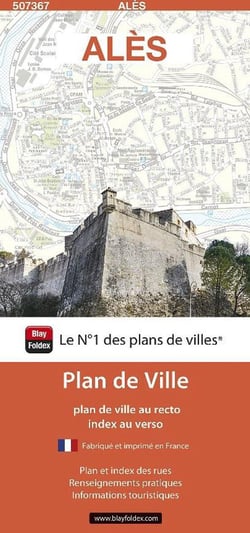 Alès : plan de ville (édition 2024)