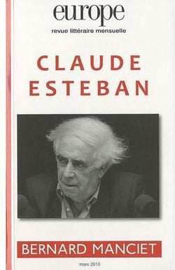 Claude esteban - bernard manciet