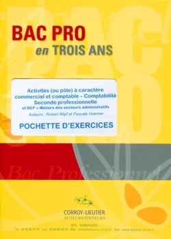 Activités ou pôle à caractère commercial et comptable - pochette d'exercices