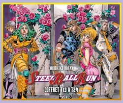 Jojo's bizarre adventure - saison 7 - steel ball run : coffret Tomes 13 à 24