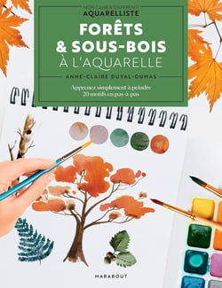 Arbres & forêts à l'aquarelle