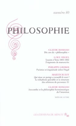 Revue Philosophie n.80