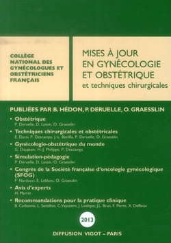 MAJ EN GYNECOLOGIE ET OBSTETRIQUE 2013