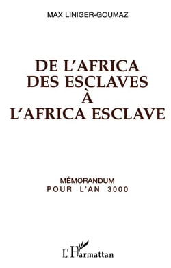 De l'Africa des esclaves à l'Africa esclave - mémorandum pour l'an 3000
