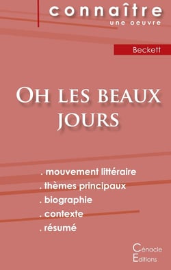Fiche de lecture oh les beaux jours, de Samuel Beckett - (analyse littéraire de référence et résumé complet)