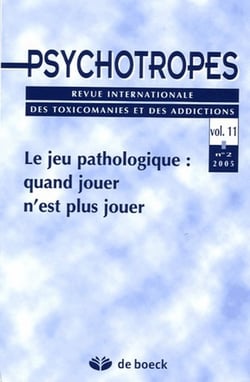 Revue psychotropes n.11/2 - le jeu pathologique: quand jouer n'est plus jouer