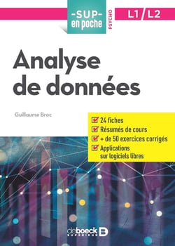 Sup en poche : analyse de données - L1 et L2