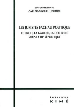 Les juristes face au politique - le droit, la gauche, la doctrine sous la IIIe République