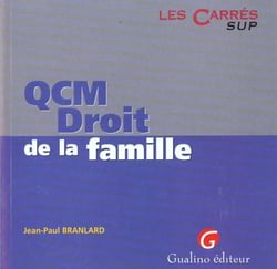 Qcm. droit de la famille