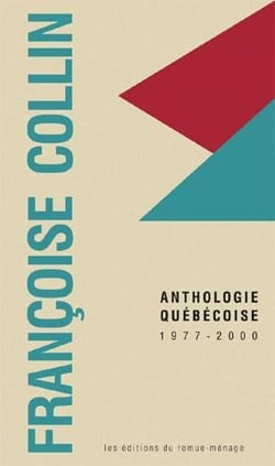 Anthologie québécoise : 1977-2000