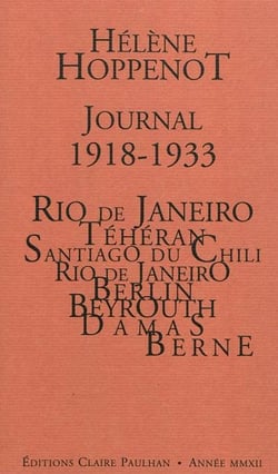 Journal, 1918-1933