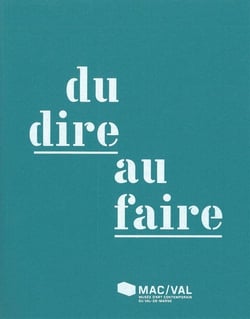 Du dire au faire