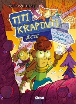 Titi Krapouti et cie Tome 2 - l'exode des cerveaux