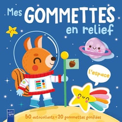 Mes gommettes en relief : L'espace