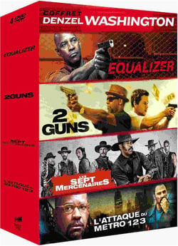 Coffret Denzel Washington - Equalizer + 2 Guns + Les Sept Mercenaires + L'Attaque du métro 123