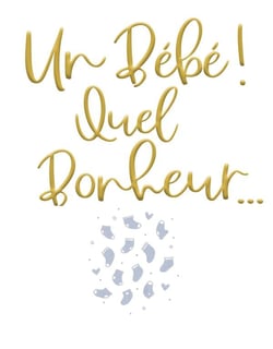 UN BEBE ! QUEL BONHEUR...