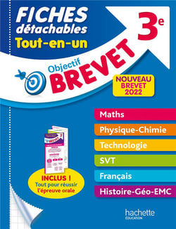 Objectif brevet : 3e - tout-en-un - fiches détachables