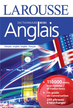 Dictionnaire mini anglais
