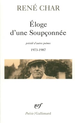 Éloge d'une soupçonnée - autres poèmes