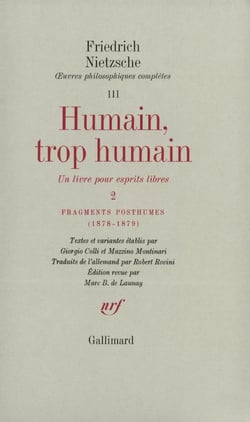 Humain, trop humain Tome 2