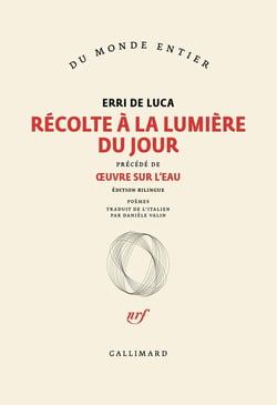 Récolte à la lumière du jour. Précédé de Oeuvre sur l'eau