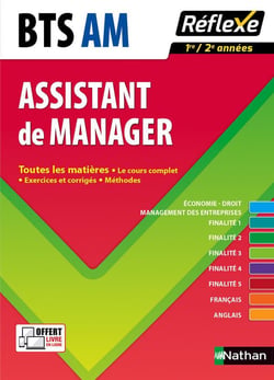 Réflexe Tome 12 : BTS assistant de manager - toutes les matières