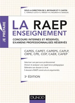 Je prépare - la raep enseignement - concours internes et réservés, examens professionnalisés réservés (3e édition)
