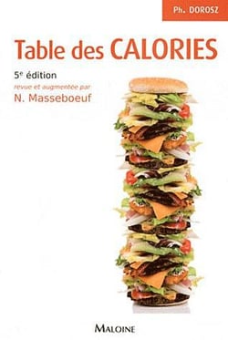 Table des calories, 5e ed.