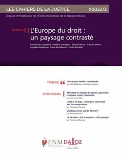 Les Cahiers de la justice 3/2022
