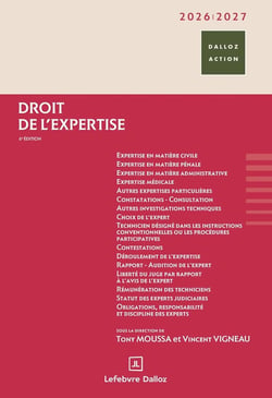 Droit de l'expertise (édition 2026/2027)