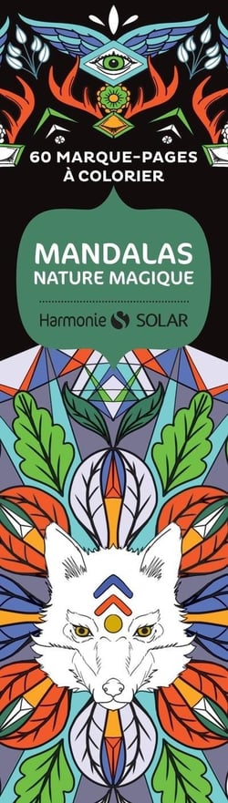 Marque page Mandalas Nature magique