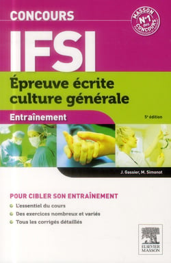Entrainement - concours ifsi - culture générale - épreuve écrite (5e édition)