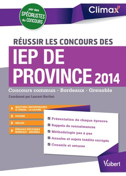 Réussir les concours des IEP de province 2014