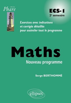 Mathématiques ECS-1 - 2e semestre