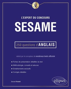 L'expert du concours SESAME - 250 questions d'anglais