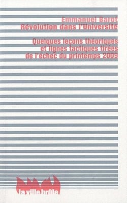 Révolution dans l'université - quelques leçons théoriques et lignes tactiques tirées de l'échec du printemps 2009