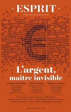Esprit n.456 : l'argent