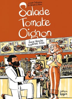Salade tomate oignon - sauce blanche supplément frites