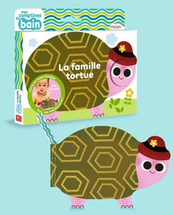 Mes comptines de bain : La famille tortue