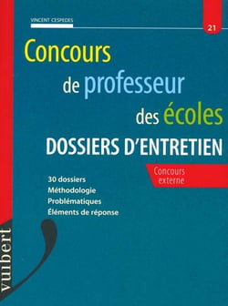 Annales n.21 - concours de professeur des ecoles dossier d'entretien