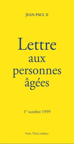 Lettre aux personnes âgées : 1er octobre 1999