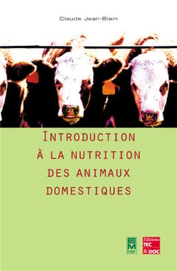 Introduction a la nutrition des animaux domestiques
