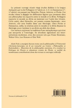 Le monde et le divin : Études de philosophie antique et moderne