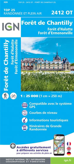 2412Ot Forets De Chantilly D'Halatte Et D'Ermenonv