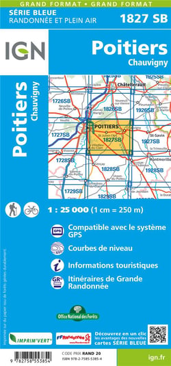 Poitiers. chauvigny -1827SB