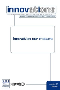 Innovations 2016/3 - 51 - Innovation sur mesure